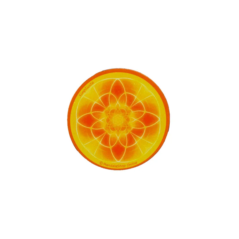 Magnet rond Mandala de la Simplicité