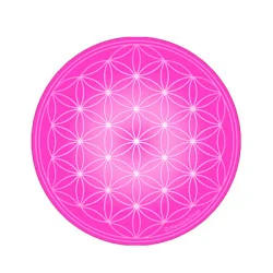 Pink Flower of Life flexible Magnet