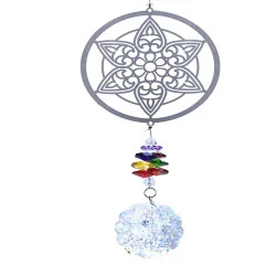 Mandala crystal Suncatcher