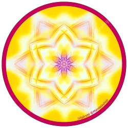 Harmonising disk Mandala of Lightness (yellow)