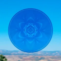 Vetrofania riposizionabile Mandala della Serenità