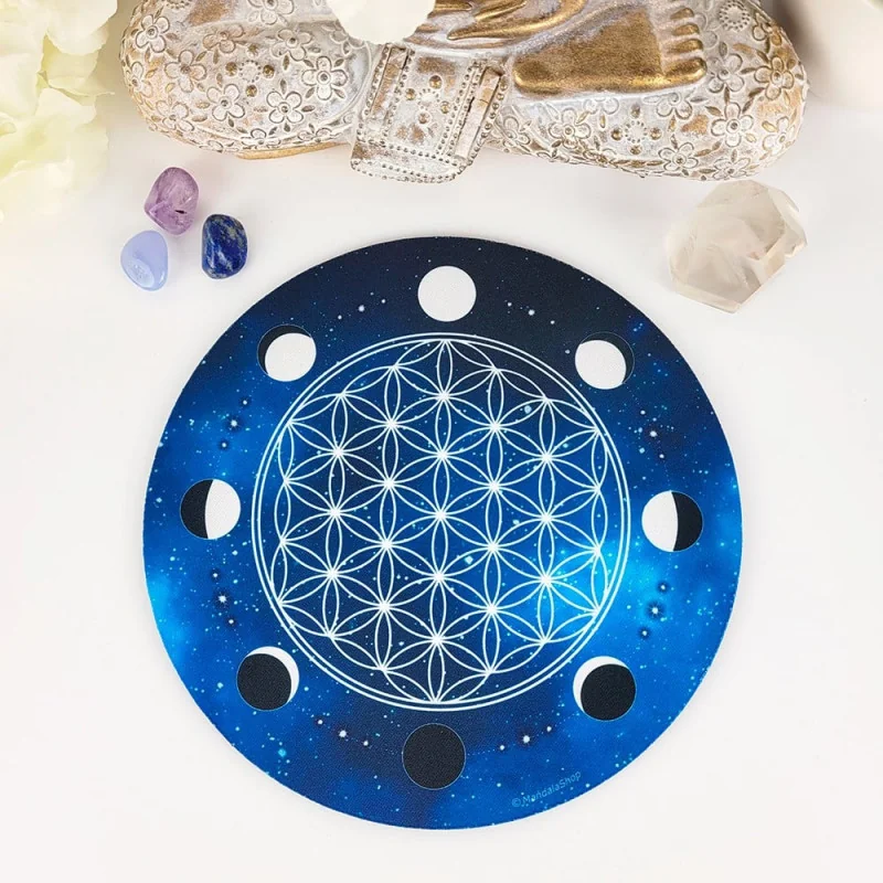 Mousepad Flower of Life moon phases