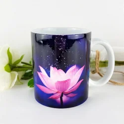 Mug Fleur de Lotus étincelles