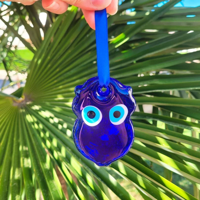 Owl-shaped blue evil eye