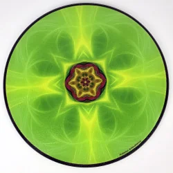Round Energising Plate Mandala of Letting Go