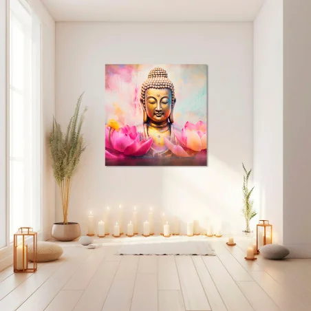 Lotus Buddha Canvas