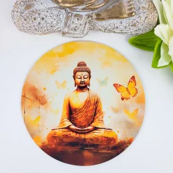 Tapis de souris Bouddha en méditation