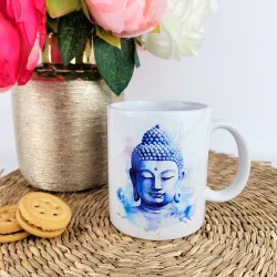 Tazza Buddha blu