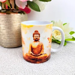 Tazza Buddha in meditazione